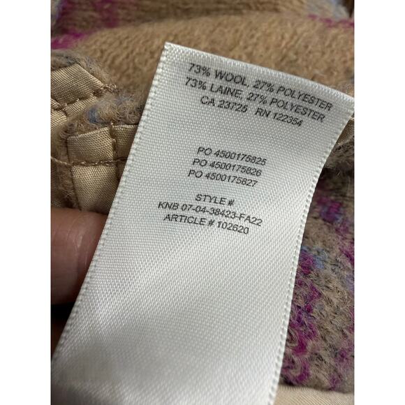 Wilfred Free The Ganna Cropped Shirt Jacket Cropped Wool Shacket Sz XS - Picture 12 of 13